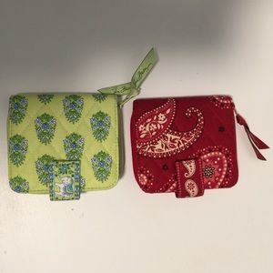 Two Vera Bradley Wallets